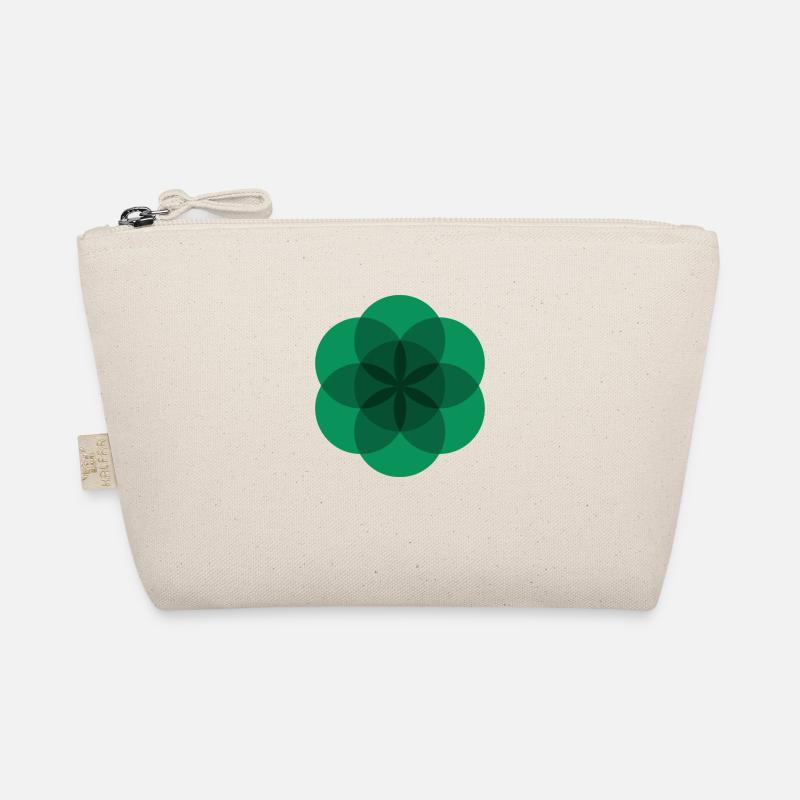 Fleur de vie verte - Trousse biologique - nature
