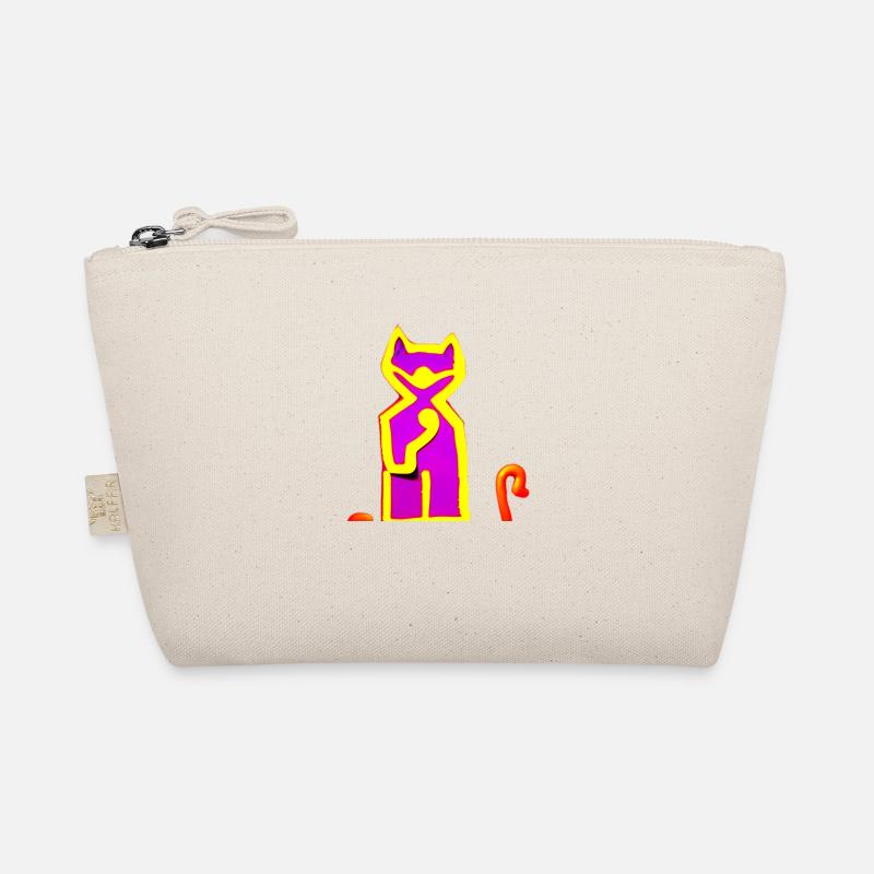 Chat néon violet Trousse biologique