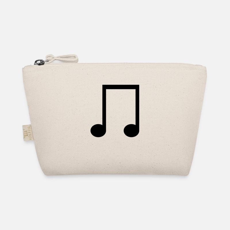 Eighth note symbol to design yourself Organic Pouch