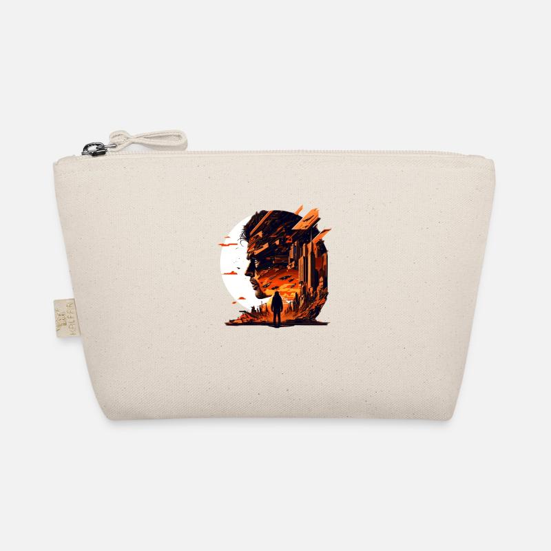 Sci-Fi and alien planets create artwork Organic Pouch