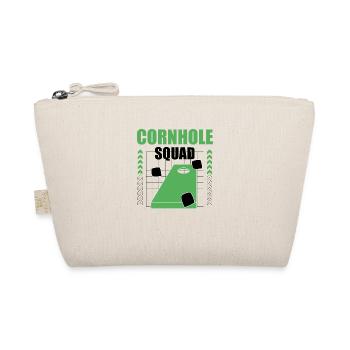 Cornhole Squad Ironic Quote Sack Tossing - Organic Pouch - nature - Front
