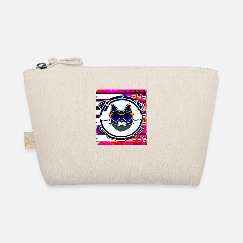 Funny Summer Cat logo Organic Pouch
