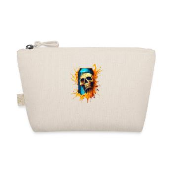 Skull Beer Can - Organic Pouch - nature - Front
