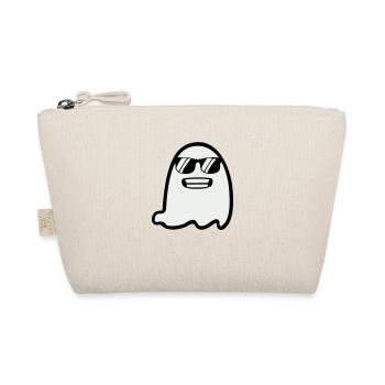 Ghost with Sunglasses - Bio-Täschchen - Natur - Vorne