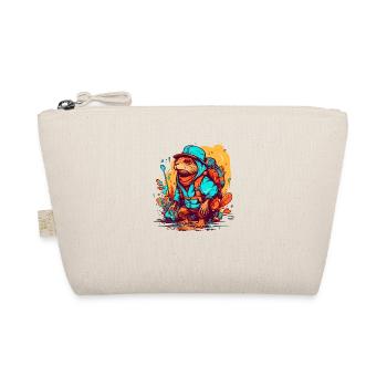 Mole rat is looking for an adventure in nature - Organic Pouch - nature - Front