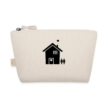 Moving House Building Partnership Lesbian Pride - Organic Pouch - nature - Front