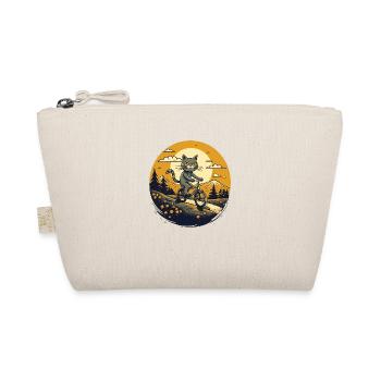 Meowtain Biker - Organic Pouch - nature - Front
