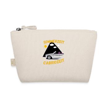 Cabrio Fahrer Shirt Geschenke Cabriolet Spruch - Bio-Täschchen - Natur - Vorne