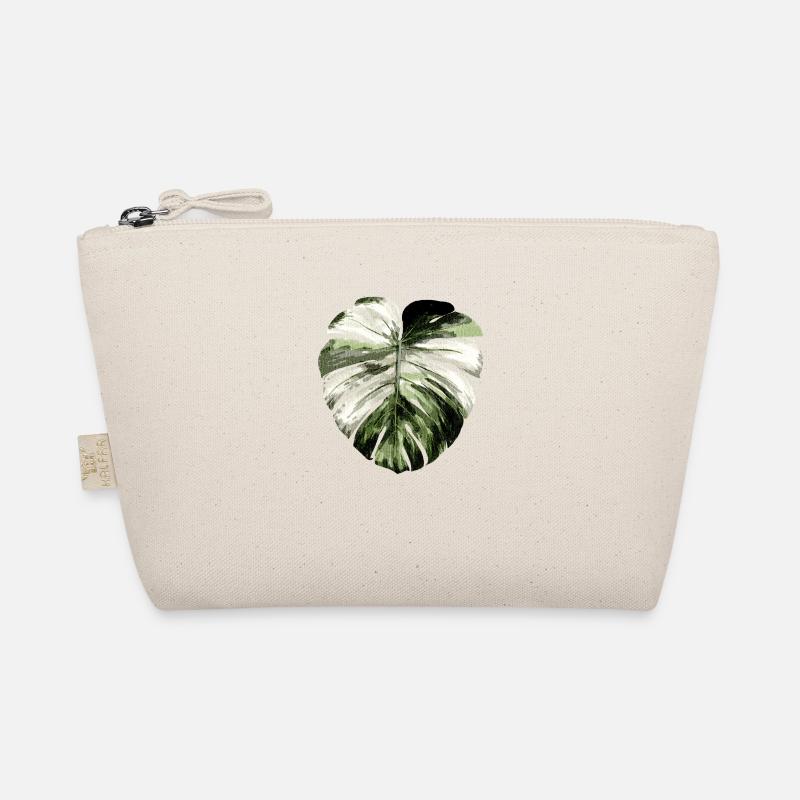 Monstera deliciosa albo variegata Fan - Bio-Täschchen - Natur