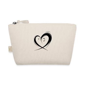 Cœur courbé romantique pour la journée de valetnine - Trousse biologique - nature - Devant