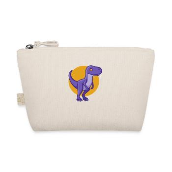Cute Velociraptor, Dino, Dinosaur - Organic Pouch - nature - Front
