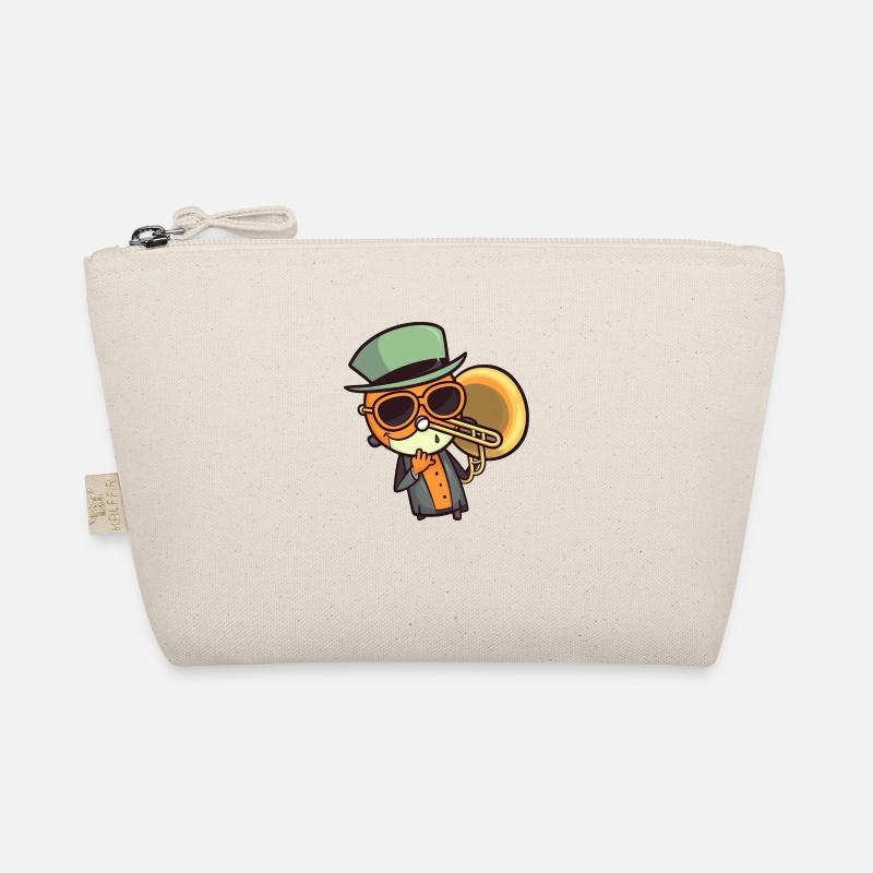 Trombone in comic style - Organic Pouch - nature