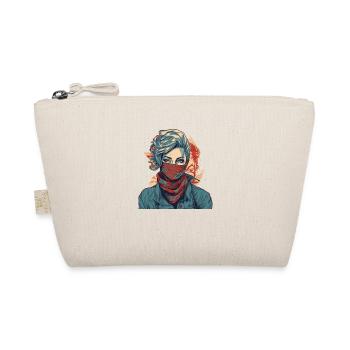Femme cool avec bandana écran facial gangster - Trousse biologique - nature - Devant