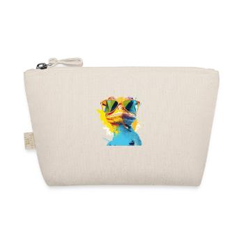 Eton the lizard - Organic Pouch - nature - Front