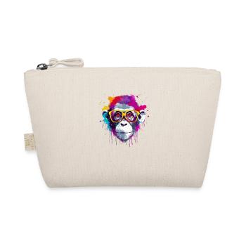 Ben the monkey - Organic Pouch - nature - Front
