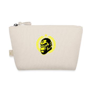 Gorilla Kopf - Bio-Täschchen - Natur - Vorne