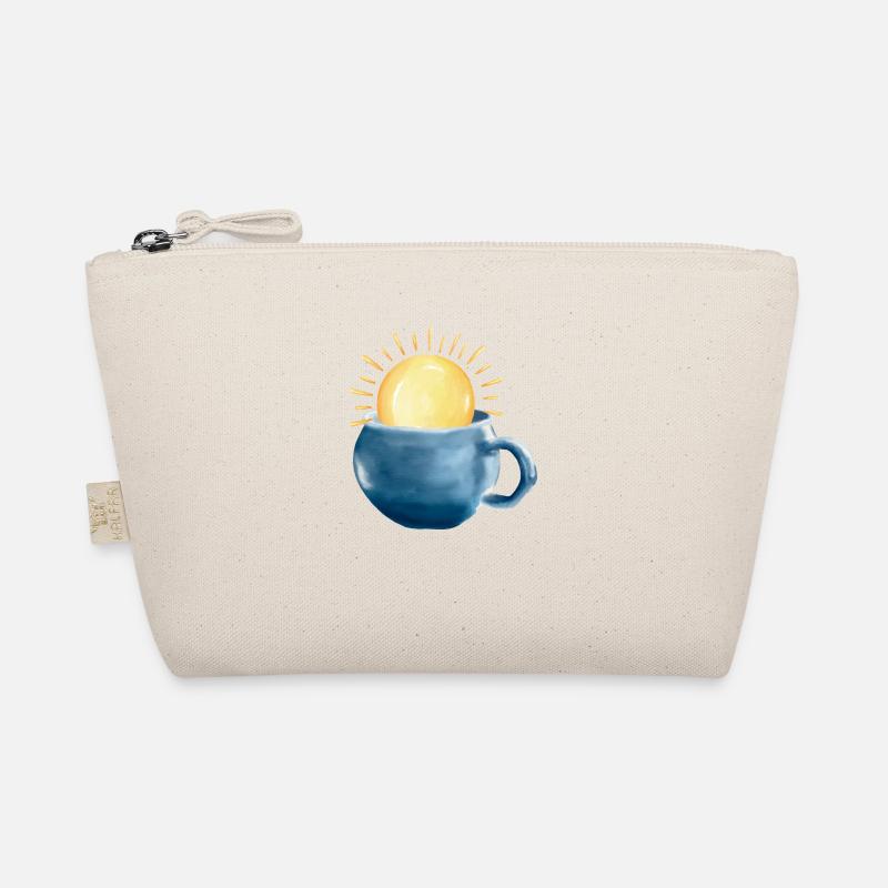 Sonne in der Tasse Bio-Täschchen