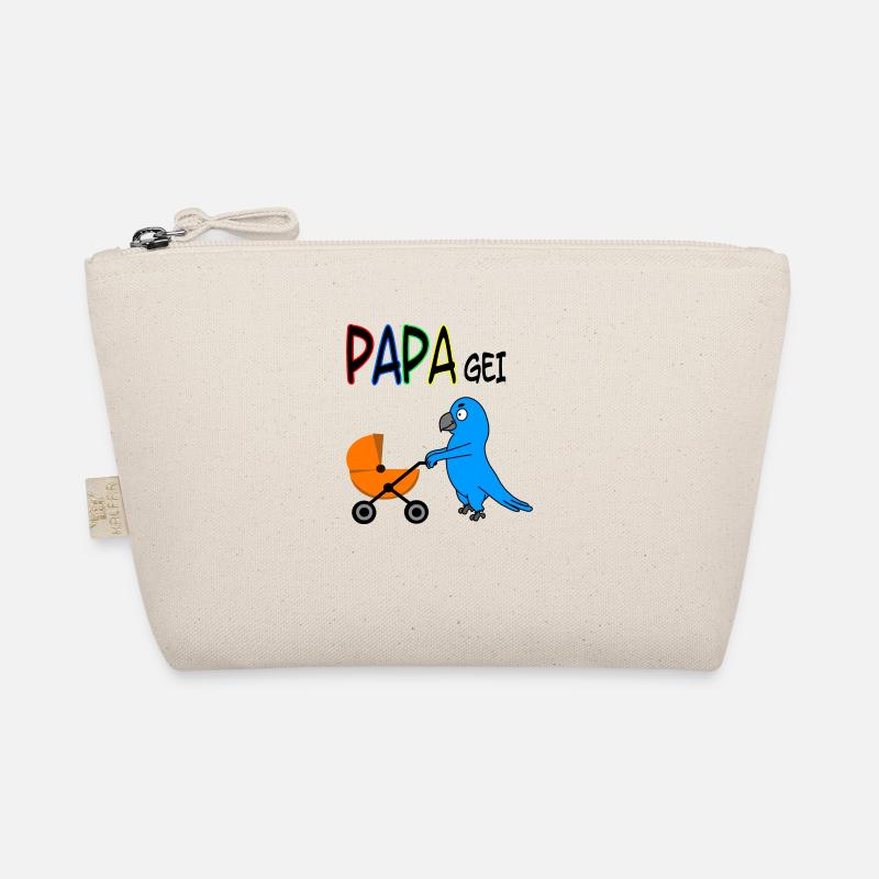 PAPAgei mit Kinderwagen Bio-Täschchen