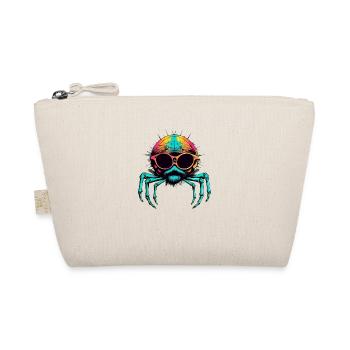 Mikala the spectacled spider - Organic Pouch - nature - Front
