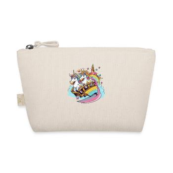 Unicorns in the Magic Land - Organic Pouch - nature - Front