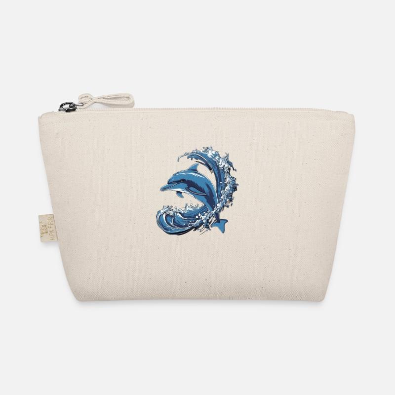 Dolphin Wave Organic Pouch