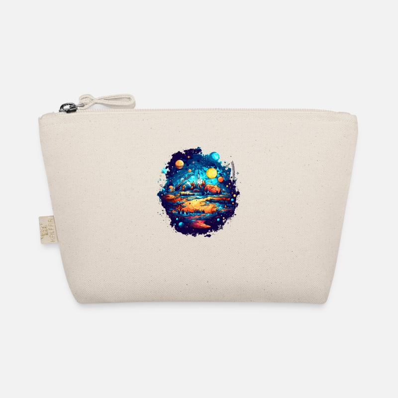 The view into an alien solar system with planets Organic Pouch
