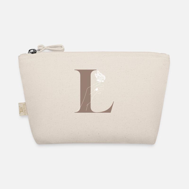 Letter L Magic Butterfly Organic Pouch