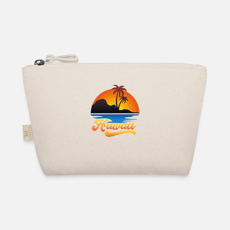 Hawaii Beach Design - Bio-Täschchen - Natur