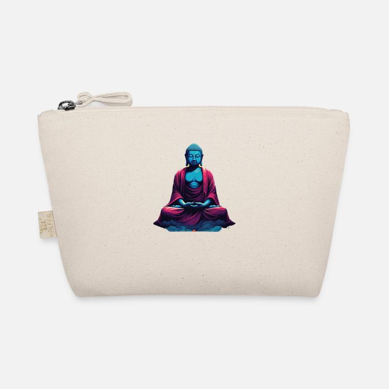 Bouddha bleu dans la méditation contemplation dualité - Trousse biologique - nature