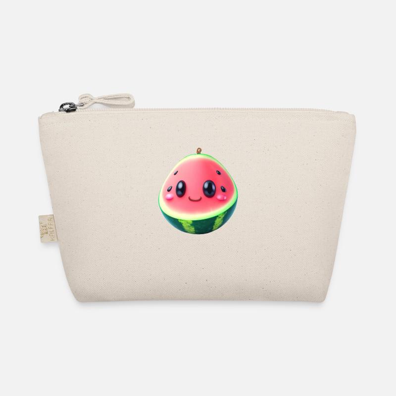 Sweet Watermelon Face Fruit Summer Gift Organic Pouch