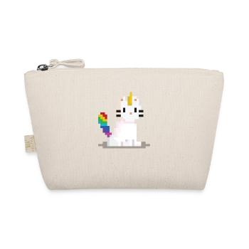 Chat licorne Pixel - Trousse biologique - nature - Devant