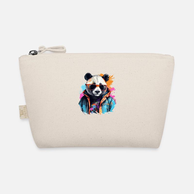 Panda renégat. Design de style graffiti. Trousse biologique