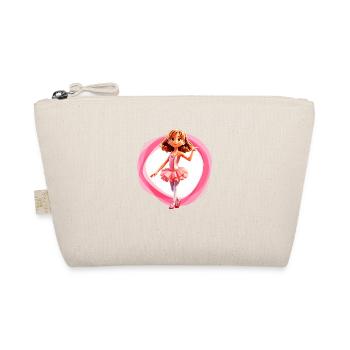 Ballet girl pink - Organic Pouch - nature - Front