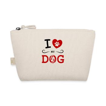 i love my dog - Bio-Täschchen - Natur - Vorne