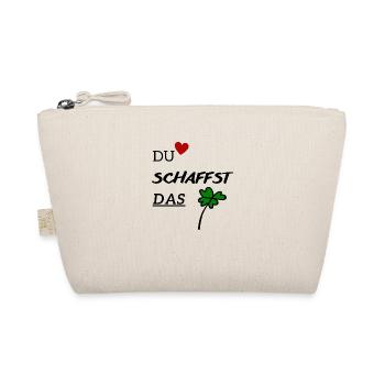 Du schaffst das - Bio-Täschchen - Natur - Vorne