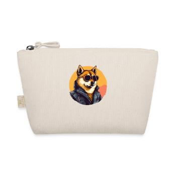 Shiba Dog | Streetwear graphics - Organic Pouch - nature - Front