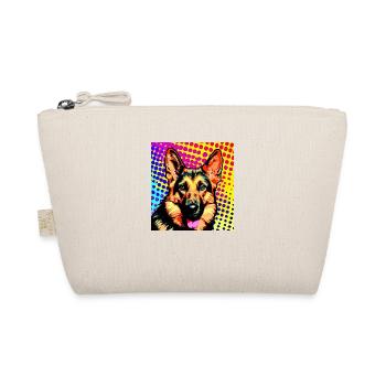 German Shepherd pop art - Organic Pouch - nature - Front