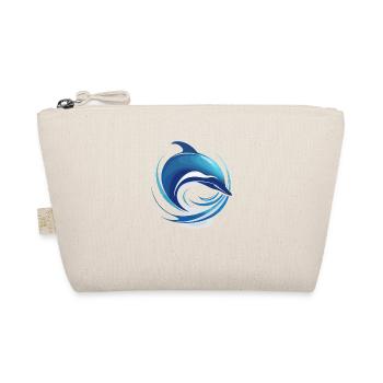 der Delfin - Bio-Täschchen - Natur - Vorne