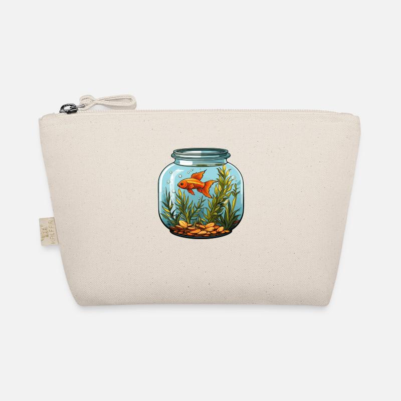 Aquarium with goldfish Organic Pouch