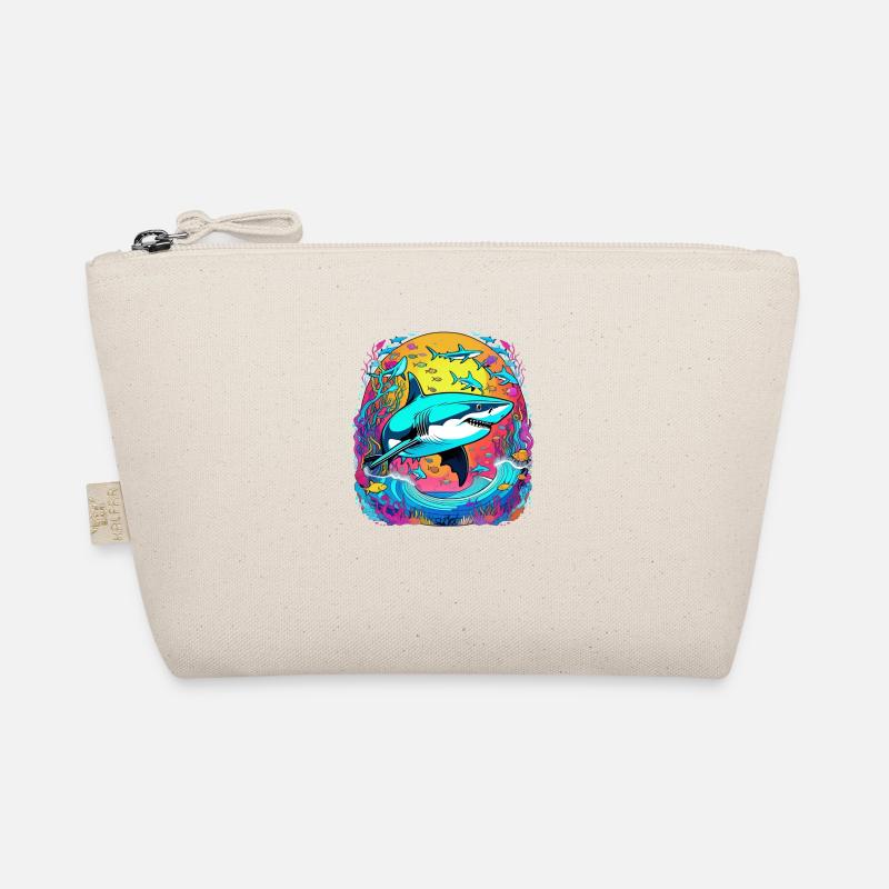 Shark & Sunset Organic Pouch