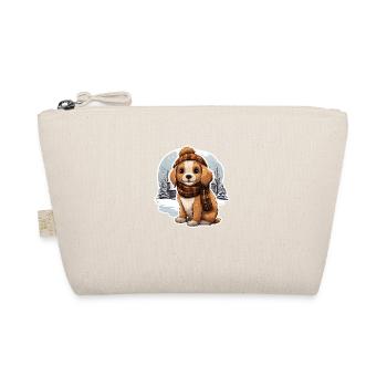 Chien avec chapeau et écharpe - Trousse biologique - nature - Devant