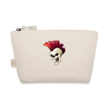 Punk Skull - Organic Pouch - nature - Front