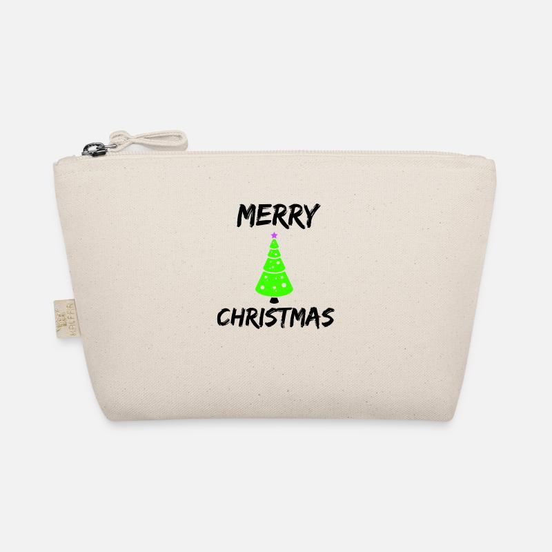 merry christmas - Bio-Täschchen - Natur