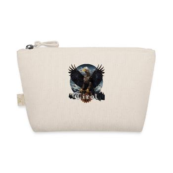 Tyrol T-Shirt Eagles & Mountains - Organic Pouch - nature - Front