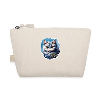Chat dans les chutes de neige - Trousse biologique - nature - Devant