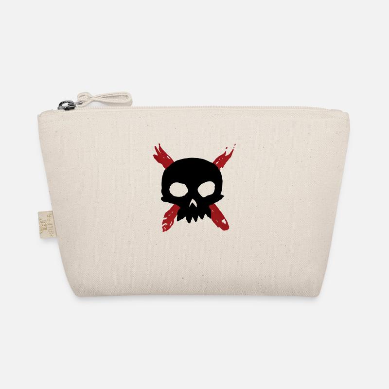 Graffiti Skull Organic Pouch