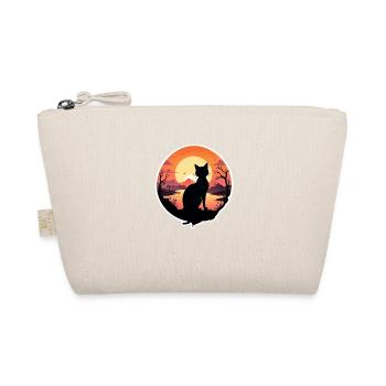 Cat Landscape and Sunset - Organic Pouch - nature - Front