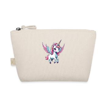 Licorne Einhorn Kawaii - Bio-Täschchen - Natur - Vorne