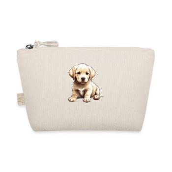 Süßer Labrador Welpe Frauen Mädchen Geschenk - Bio-Täschchen - Natur - Vorne