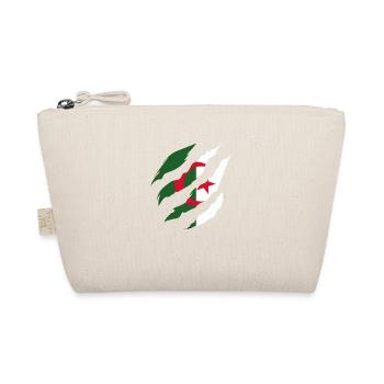 Drapeau Algérie -idée cadeau algérien - Trousse biologique - nature - Devant